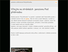 Tablet Screenshot of podprehradou.cz